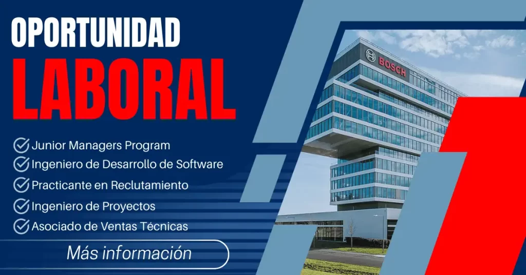 Oportunidades de trabajo en Bosch