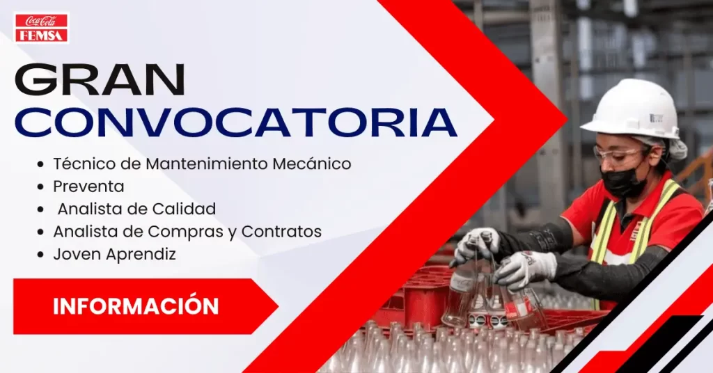 Vacantes y oportunidades en Coca-Cola FEMSA: